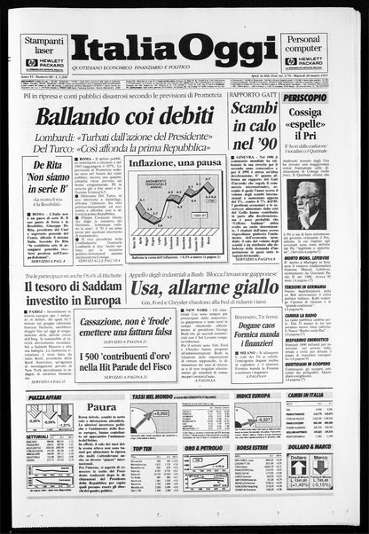 Italia oggi : quotidiano di economia finanza e politica